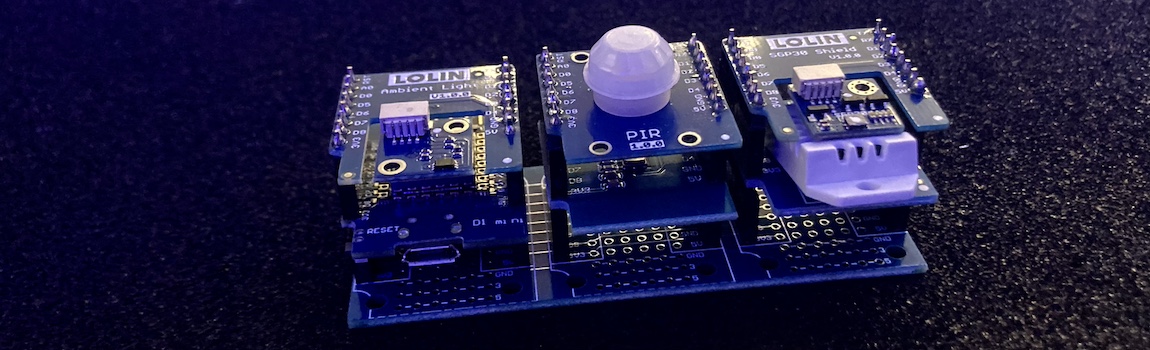 ESP Mikrocontroller 8266 mit sechs verschiedenen Sensoren Sensor