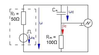 circuit for charging and discharging a capacitor